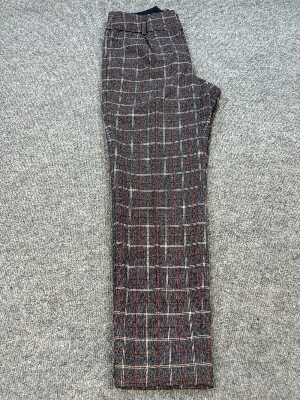 Express Glen Plaid Ankle High Rise Slim Trouser Pants | Career Office Y2K | 8R - Picture 6 of 16